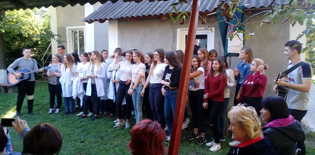 Виступ студентів на Голицькому біостаціонарі